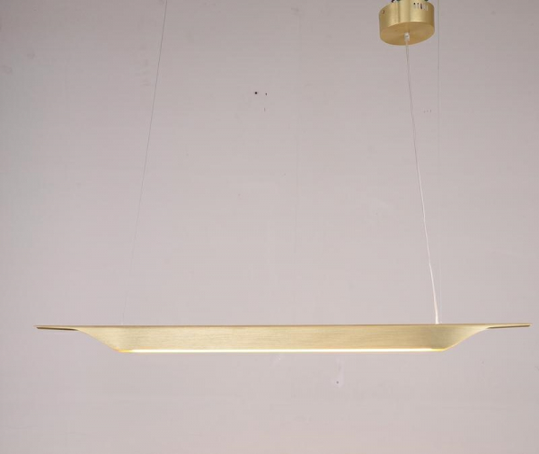 Lustra design modern extravagant Vigo 125 cm, iluminare LED, aluminiu negru/auriu, XCP3400-125.GOLD - King [2]