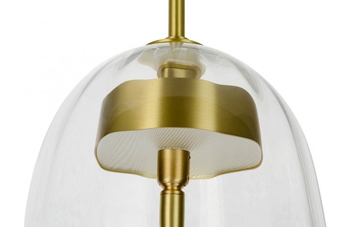 Lustra design modern Murillo, sticla/suport auriu, MD12001-1T-200 - King [7]