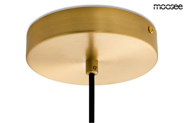 Lustra designer in forma de glob Saturn cu cerc metalic auriu, MSE010100148 - King [5]