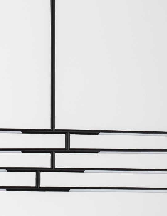 Lustra dimabila aurie/neagra cu bete rotative Rocco 84 cm, iluminare LED, stil minimalist, 9180781 - Novaluce [15]