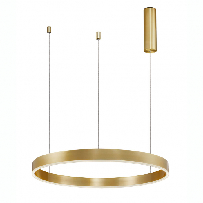 Lustra dimabila inel LED Cheri 60 cm alba/neagra/aurie, design minimalist, 9190840 - Novaluce [12]