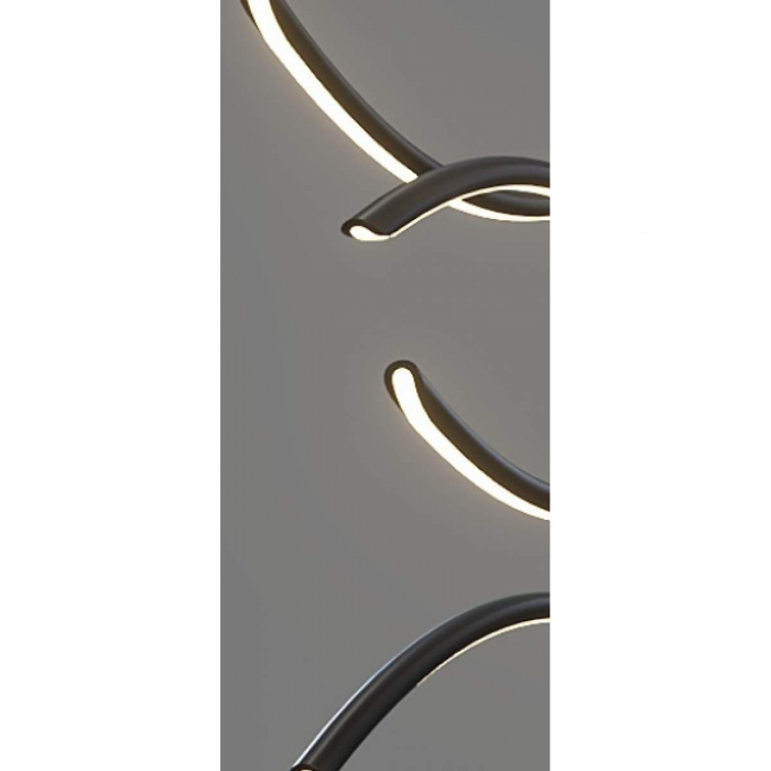 Lustra dimabila LED alba/neagra Wave 120 cm, design modern, AZ 2913 - Azzardo [3]