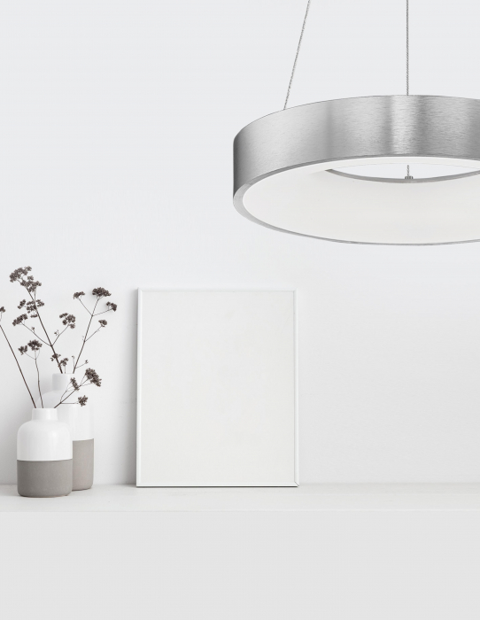 Lustra dimabila LED rotunda Rondo Slim Ø38/60 cm, argientie/aurie/maro/alba/neagra, 9453431 - Novaluce [23]