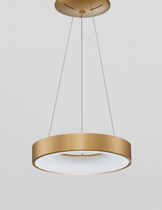 Lustra dimabila LED rotunda Rondo Slim Ø38/60 cm, argientie/aurie/maro/alba/neagra, 9453431 - Novaluce [10]