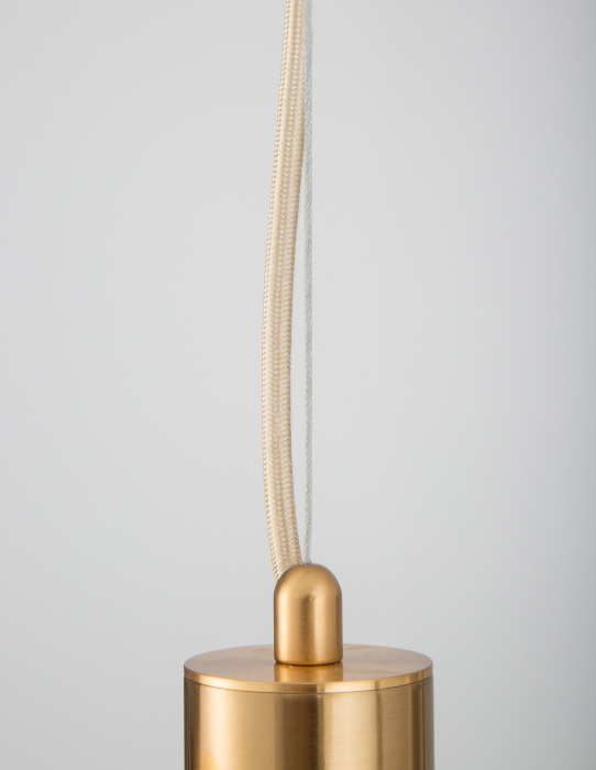 Lustra eleganta aurie Pallav Alto 5xG9, metal/globuri albe sticla, design lux, 9724582 - Novaluce [7]