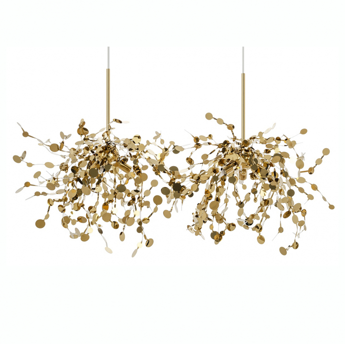 Lustra eleganta design lux Anastasie 2 piese, argintiu/auriu, JD8653-2.CHROM - King [11]