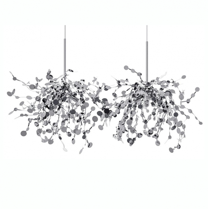 Lustra eleganta design lux Anastasie 2 piese, argintiu/auriu, JD8653-2.GOLD - King [7]