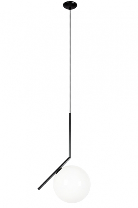 Lustra eleganta design modern Eliot 20 cm, alb/negru, MD10563-1-200T.BLACK - King [2]