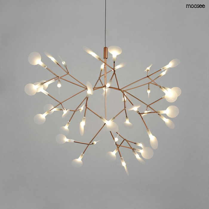 Lustra eleganta design modern Rochelle Ball 72x53 cm, cupru/negru/ auriu, MSE010100203 - King [2]