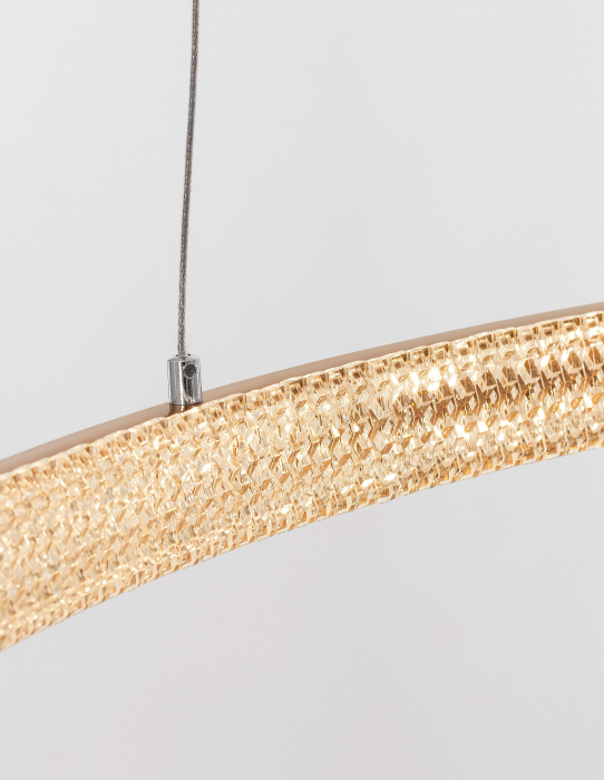 Lustra eleganta rotunda aurie cu cristale Draha Ø40/60/80/110 cm, LED dimabil, 9285401 - Novaluce [9]