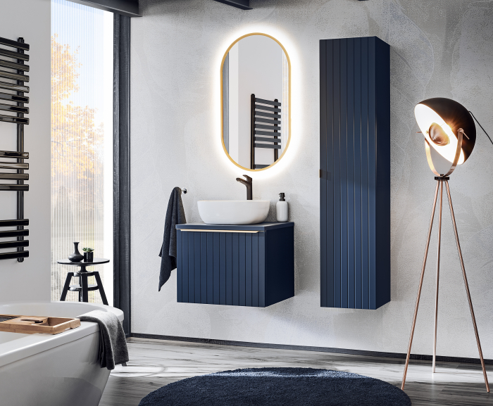 Oglinda baie LED 90x50 cm, auriu, APOLLO 900 Comad [3]