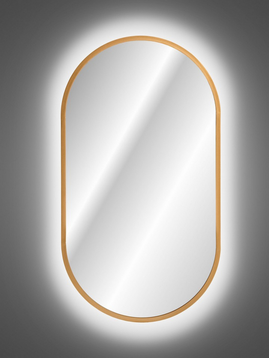 Oglinda baie LED 90x50 cm, auriu, APOLLO 900 Comad [2]