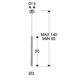 Lustra LED dimabila tip pendul cilindric diverse culori Kimber, metal, inaltime reglabila, 373075 - Schuller [7]