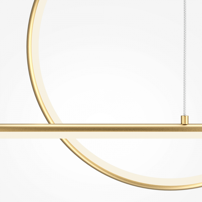 Lustra LED Halo MOD247PL-L49BSK, 40W, 2100lm, lumina calda, IP20, aurie, Maytoni [2]