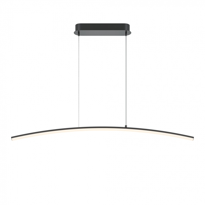 Lustra LED Light Reflection MOD243PL-L18BK, 15W, 800lm, lumina calda, IP20, neagra, Maytoni [1]