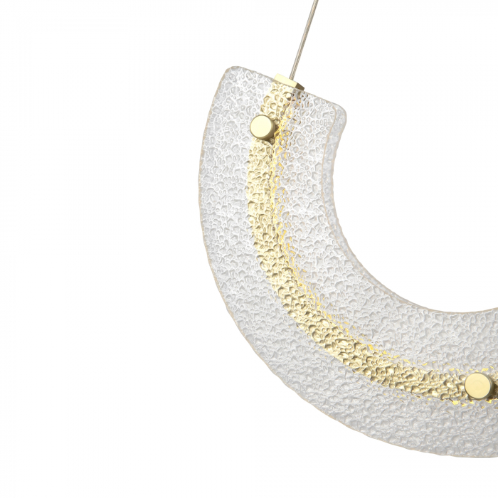 Lustra LED Maya P091PL-L18G3K, 18W, 1300lm, lumina calda, IP20, aurie+transparenta, Maytoni [3]