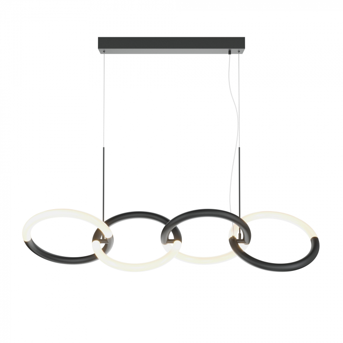 Lustra LED Node MOD165PL-L40B3K, 40W, 2600lm, lumina calda, IP20, neagra+alba, Maytoni [2]