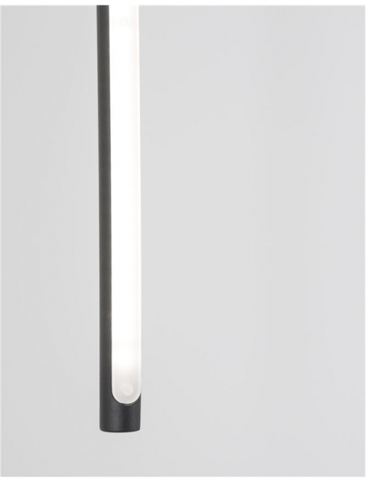 Lustra LED premium neagra Stick rotativa, din metal, 113 cm, 9183252 - Novaluce [5]
