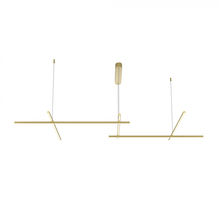 Lustra LED Radiance MOD278PL-L86G3K1, 80W, 1900lm, lumina calda, IP20, aurie, Maytoni [1]