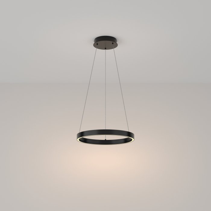 Lustra LED Rim MOD058PL-L22B3K, 25W, 1200lm, lumina calda, IP20, neagra, Maytoni [1]