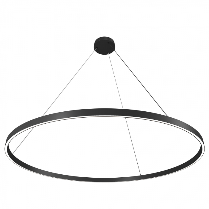 Lustra LED Rim MOD058PL-L65B3K, 81W, 4800lm, lumina calda, IP20, neagra, Maytoni [2]