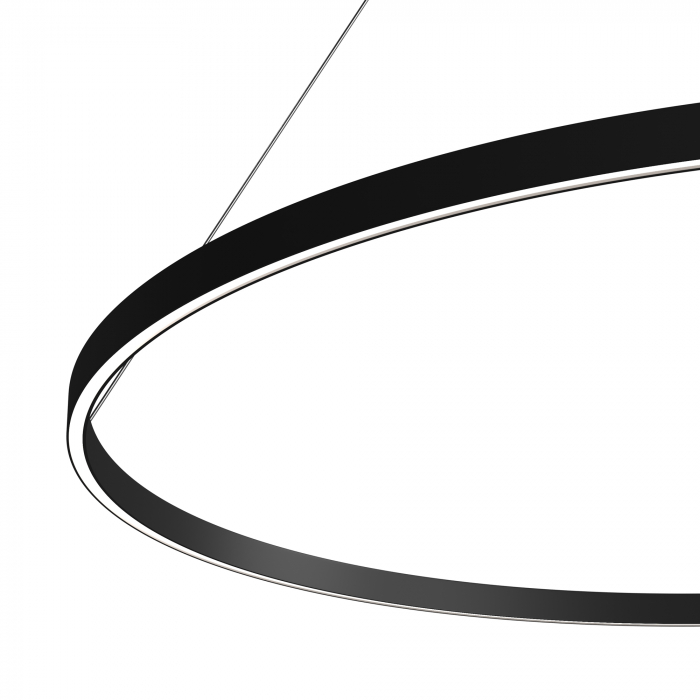 Lustra LED Rim MOD058PL-L65B3K, 81W, 4800lm, lumina calda, IP20, neagra, Maytoni [3]