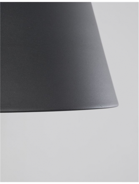 Lustra LED rotunda neagra/alba Ella Ø 45 cm, pendul metal, inaltime reglabila, 9077881 - Novaluce [5]
