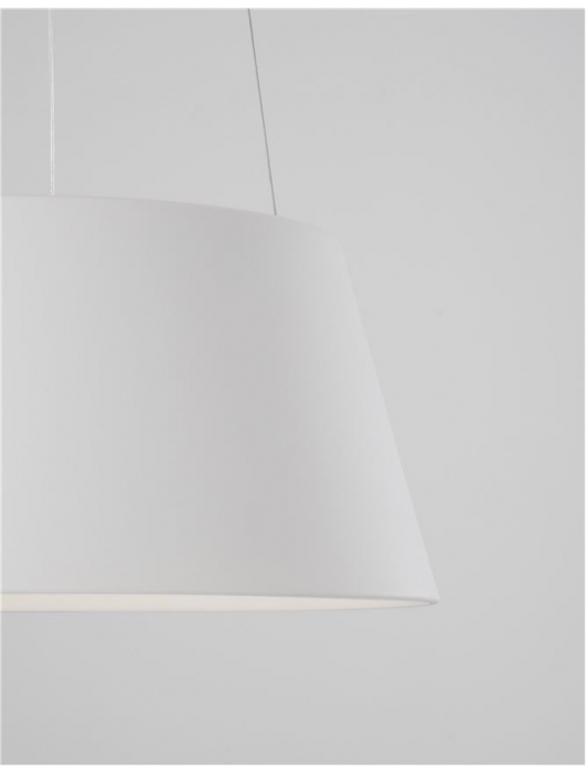 Lustra LED rotunda neagra/alba Ella Ø 45 cm, pendul metal, inaltime reglabila, 9077881 - Novaluce [16]
