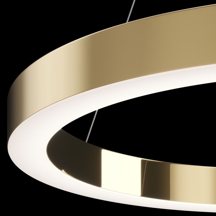 Lustra LED Saturno MOD415PL-L45BS4K, 45W, 3100lm, lumina calda, IP20, aurie, Maytoni [4]