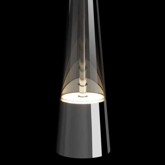 Lustra LED Sintesi P090PL-L12CH3K, 12W, 600lm, lumina calda, IP20, crom, Maytoni [3]