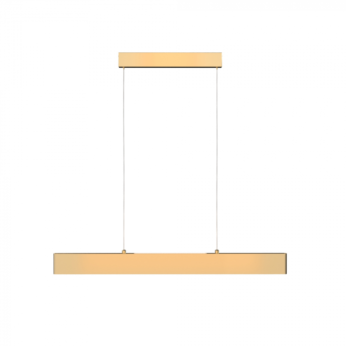 Lustra LED Step P010PL-L23G3K, 23W, 1100lm, lumina calda, IP20, aurie, Maytoni [1]