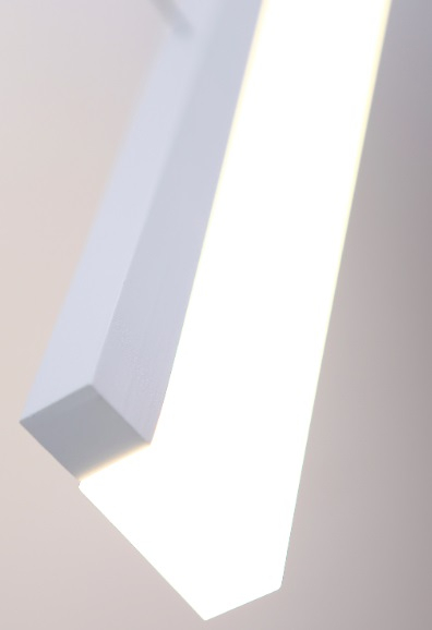 Lustra liniara alba iluminare LED Vilen 118x5,5 cm, metal/acril, P0155 - Maxlight [2]