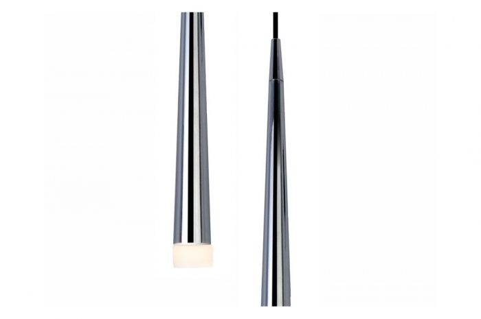 Lustra liniara cu 3 pendule LED forma con negru/alb/crom Culh 55 cm, design modern, metal, AZ 0133 - Azzardo [2]