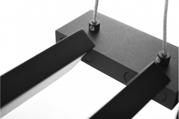 Lustra liniara dimabila LED reglabil Sonal 132,4 cm, metal negru, design modern, AZ 3203 - Azzardo [4]
