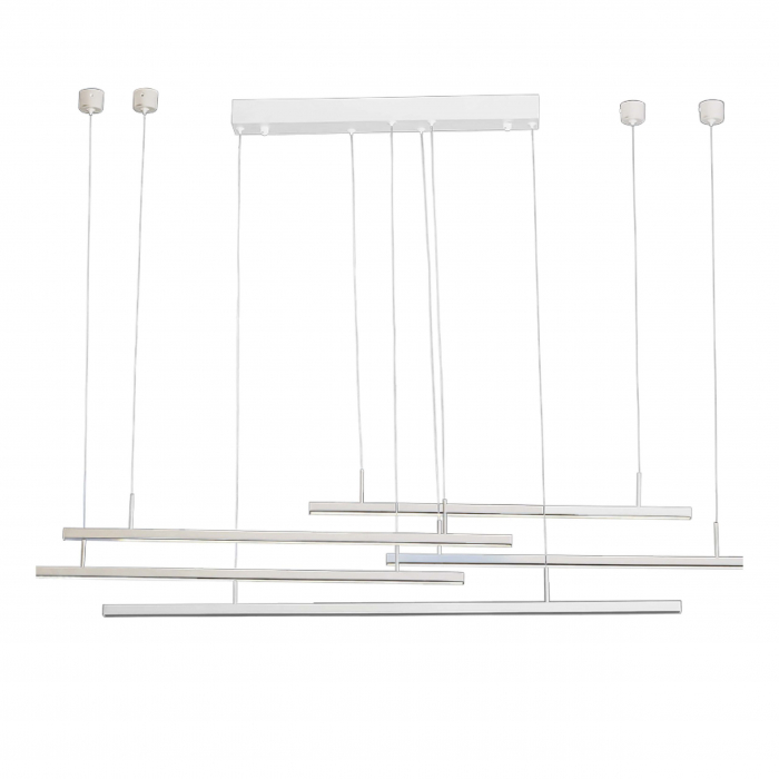 Lustra liniara LED dimabila alba/neagra Line 180 cm, inaltime reglabila, AZ 3185 - Azzardo [2]