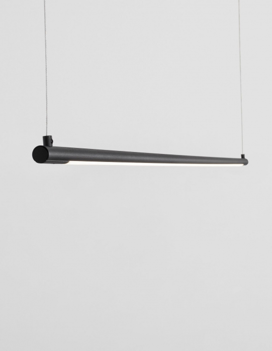 Lustra liniara neagra/aurie Gohar 120 cm LED stil minimalist, modul, 9088102 - Novaluce [13]
