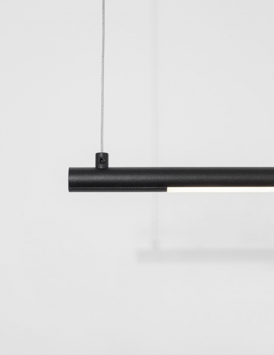 Lustra liniara neagra/aurie Gohar 120 cm LED stil minimalist, modul, 9088102 - Novaluce [11]
