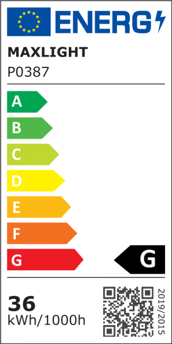 Lustra lux aurie Fuentes 80x180 cm cu 24 globuri transparente sticla LED, P0387 - Maxlight [4]