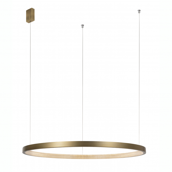 Lustra lux moderna pendul rotund auriu antic cu cristale acril Marika Ø45/65/85/108 cm, iluminare LED, 86016808 - Novaluce [14]