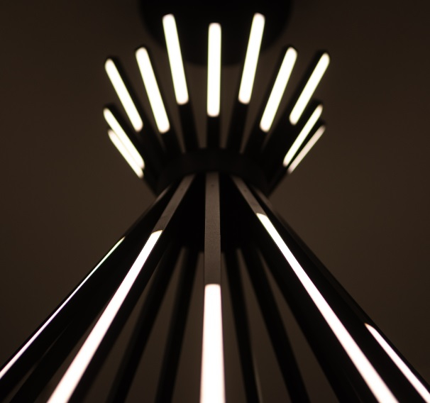 Lustra lux neagra iluminare LED Sario Ø 68 cm, metal, P0353 - Maxlight [4]