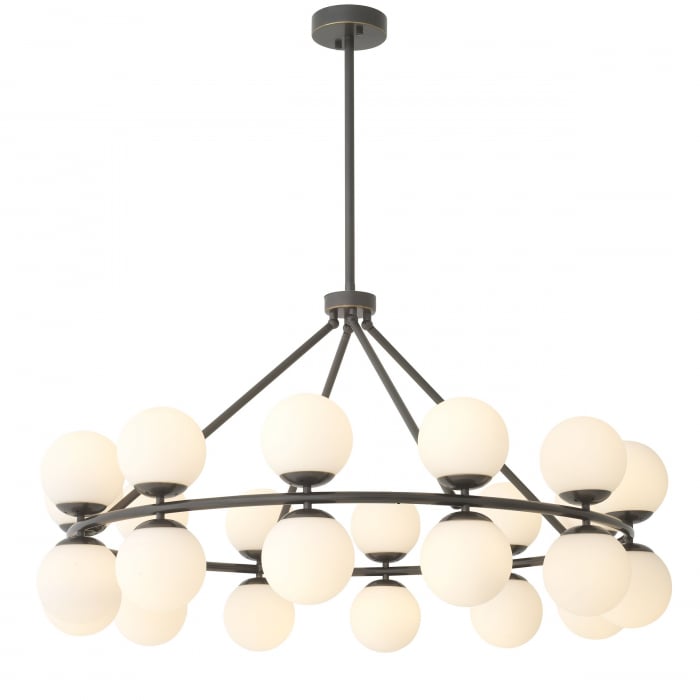   Candelabru Hutchinson finisaj din alamă antică 114679 EICHHOLTZ [4]