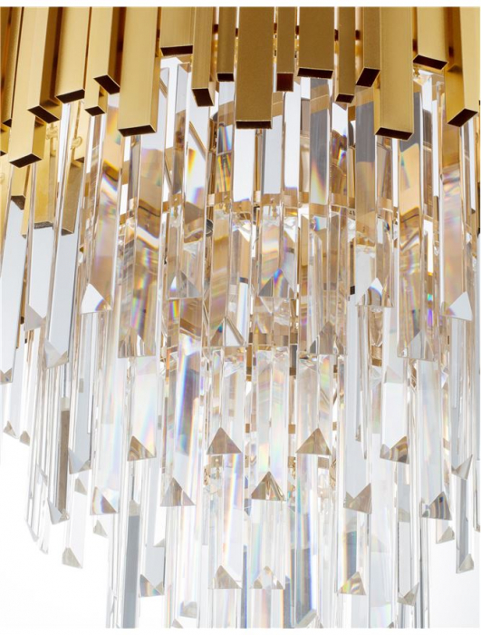 Lustra lux rotunda aurie cu cristale Morgan, din metal, Ø 40/55/73/85 cm, 9050120 - Novaluce [22]