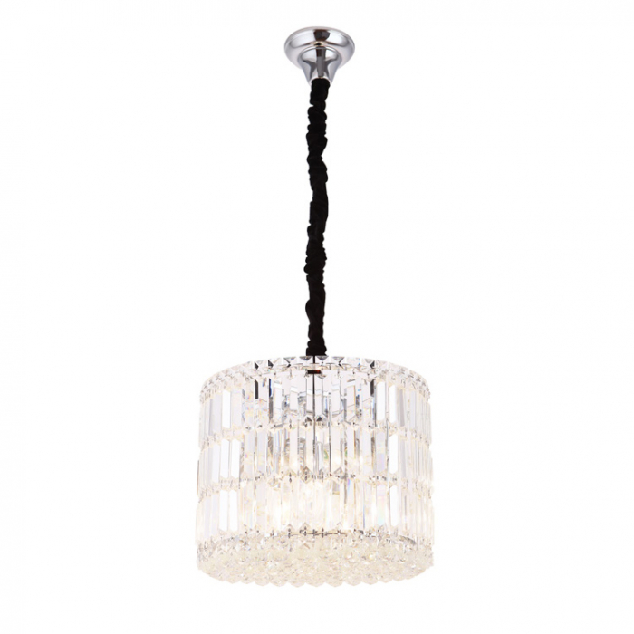 Lustra lux rotunda Clarissa Ø 40/60/80 cm metal/sticla, inaltime reglabila, P0268 - Maxlight [10]