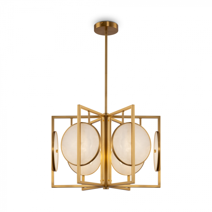 Lustra Marmo MOD099PL-06G, 6xE14, aurie+alba, IP20, Maytoni [1]