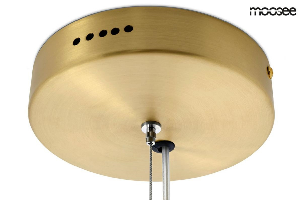 Lustra metalica aurie Roof 63/105 cm design lux modern in forma de acoperis, MSE010100126 - King [5]