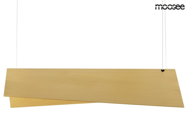Lustra metalica aurie Roof 63/105 cm design lux modern in forma de acoperis, MSE010100126 - King [2]