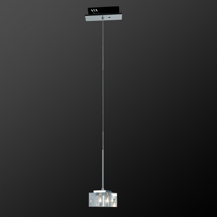 Lustra moderna Cube, abajur sticla in forma de cub, AZ 0036 - Azzardo [6]