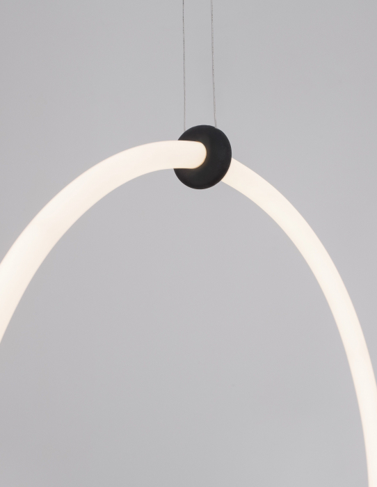 Lustra moderna inel LED dimabil Lavone Ø60 cm, stil minimalist, 9892163 - Novaluce [4]