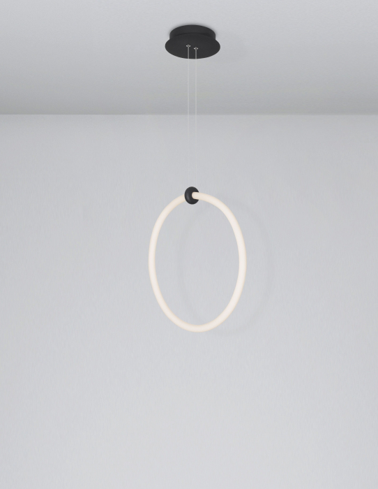 Lustra moderna inel LED Lavone Ø38 cm, stil minimalist, 9892164 - Novaluce [2]