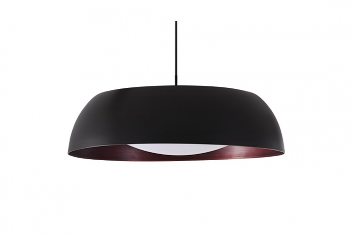 Lustra moderna LED Kenzie Ø 60 cm metal negru/cupru, design industrial, AZ 3148 - Azzardo [3]